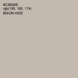 #C3B9AE - Bison Hide Color Image